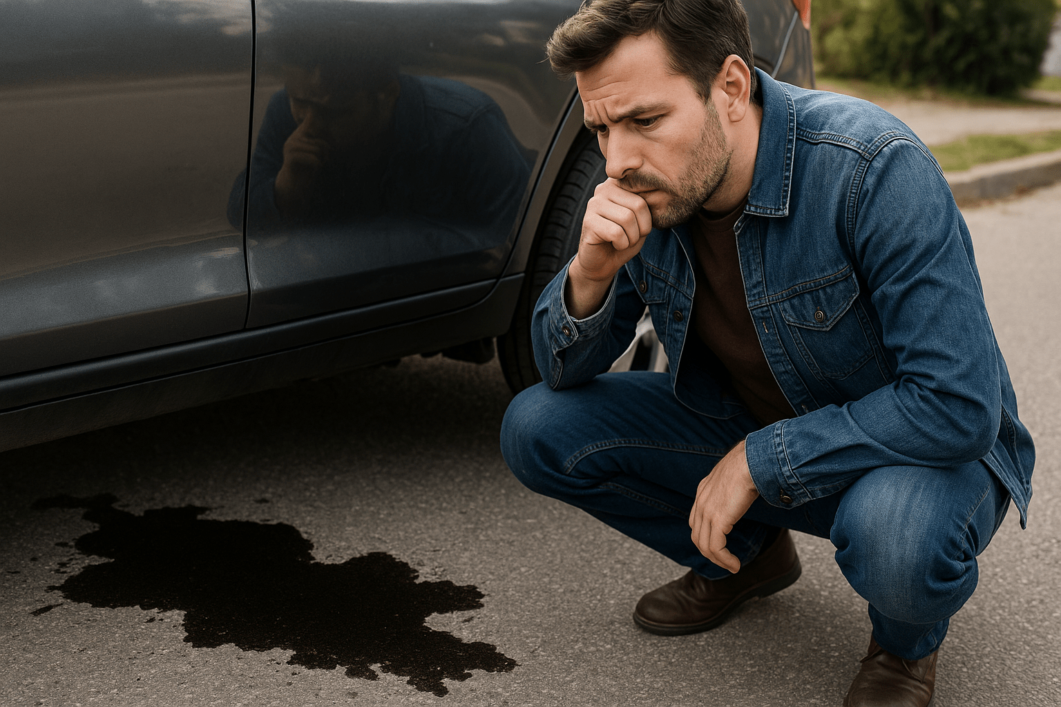 Eau qui coule sous la voiture : causes et solutions