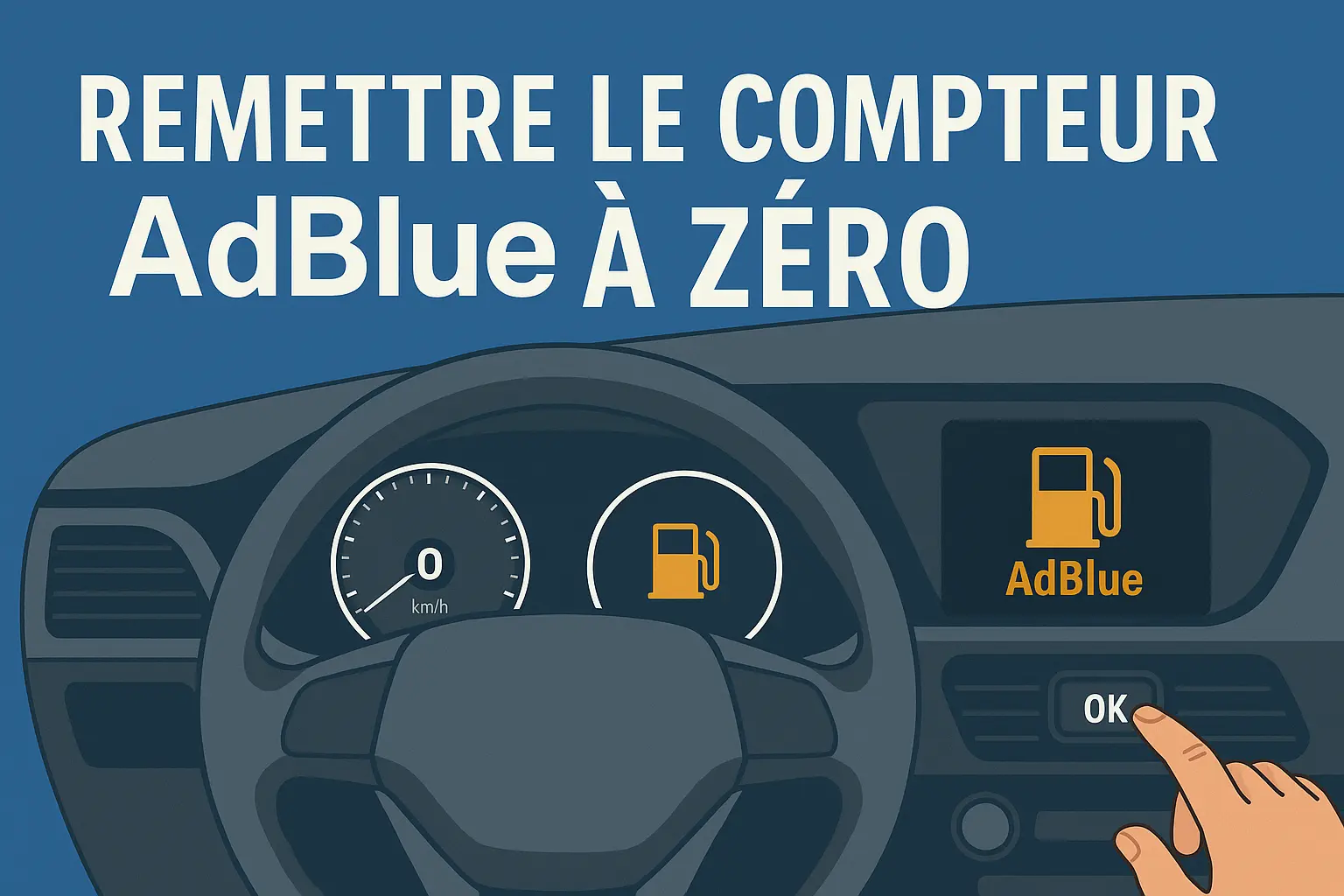 Comment remettre le compteur AdBlue à zéro ?