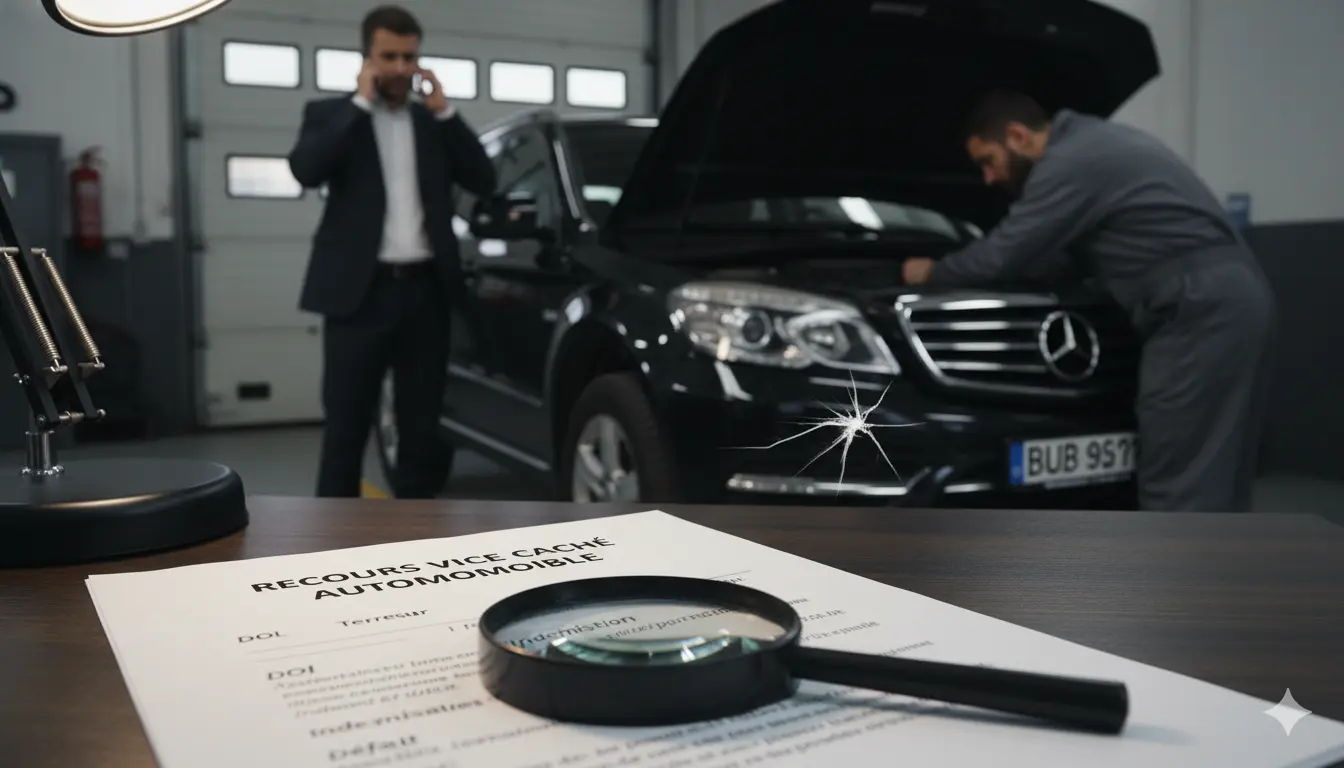 Quels sont les recours possibles en cas de vice caché sur une voiture ?