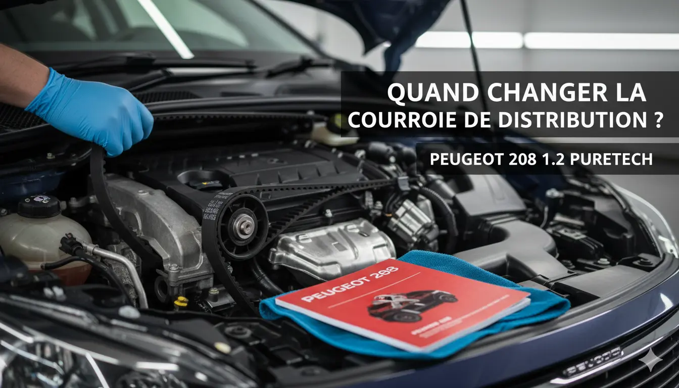 Quand changer la courroie de distribution sur une Peugeot 208 1.2 PureTech ?
