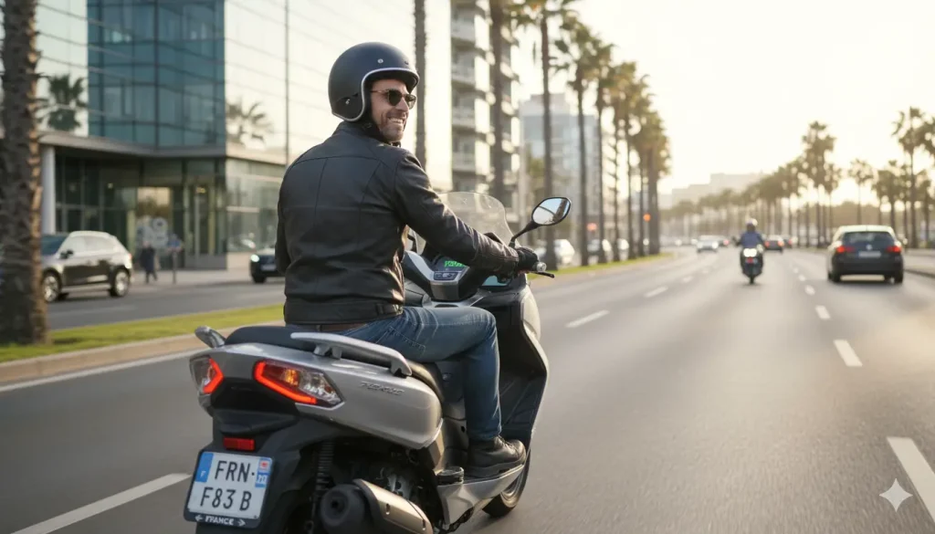 conduire un scooter à l’étranger avec le permis B