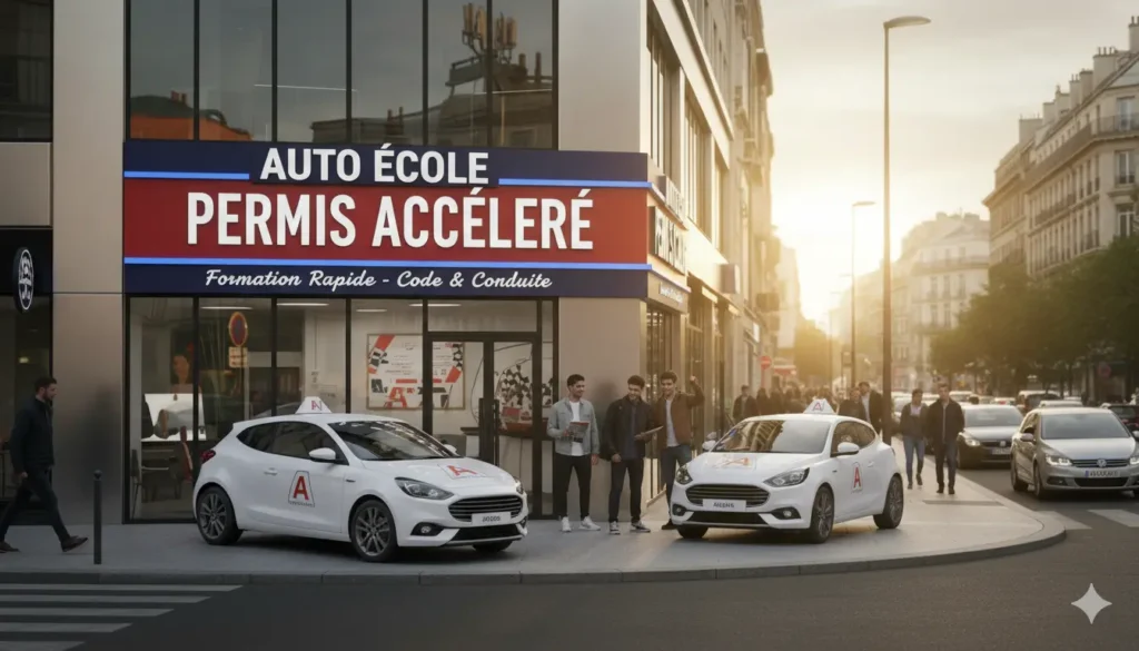 faire un titre accéléré à l'auto école