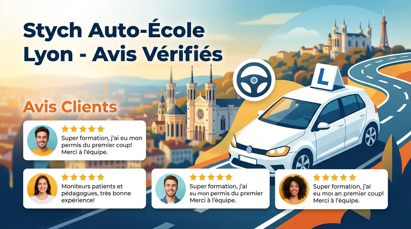 Quels sont les avis sur Stych auto-école à Lyon ?