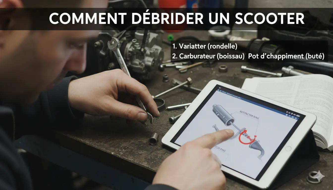 Comment débrider un scooter ?