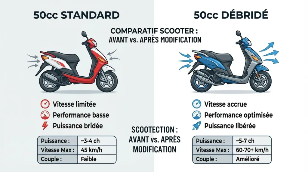 modifier un scooter 4 temps