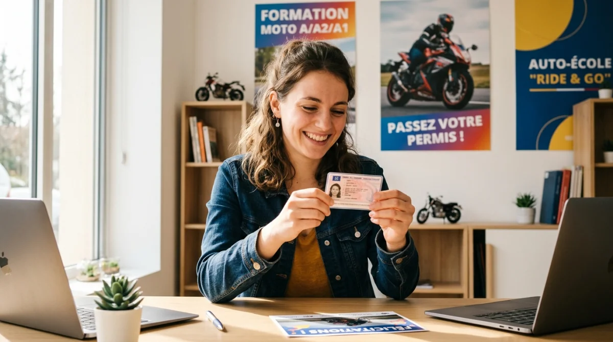 Combien coûte le permis moto selon la catégorie ?