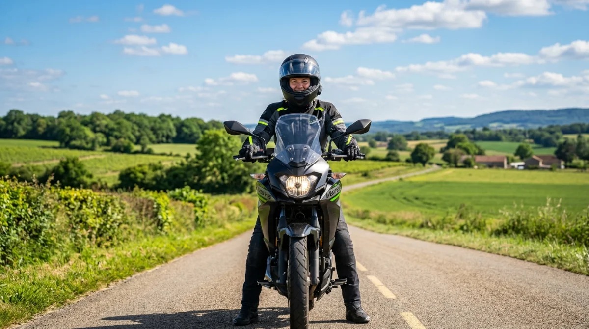 Conduire une moto : coût du permis, équipement et liberté sur la route.