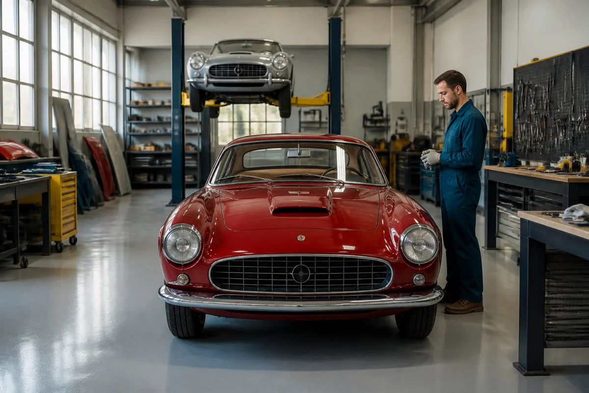 Atelier Sport Collector spécialisé dans la réparation de carrosseries de voitures sportives et de collection