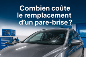 Coût remplacement pare-brise sur voiture fissurée
